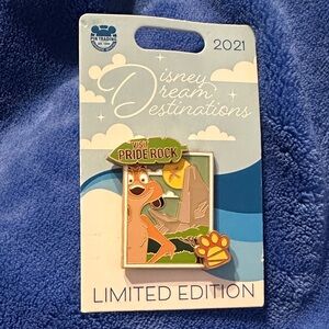 Disney Pride Rock 2021  Limited Edition Pin with Yellow and Green